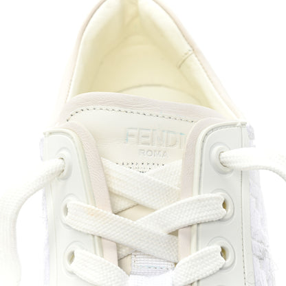Fendi Velvet FF Calfskin Womens Fendi Force Low Top Sneakers 39 White 15 of 16