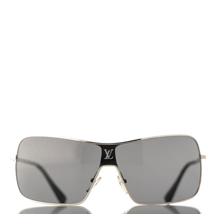 Louis Vuitton Damier Graphite Conspiration Mask Sunglasses 2 of 10