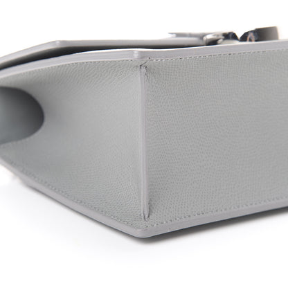 Christian Dior Grained Calfskin 30 Montaigne Chain Flap Bag Grey 8 of 9