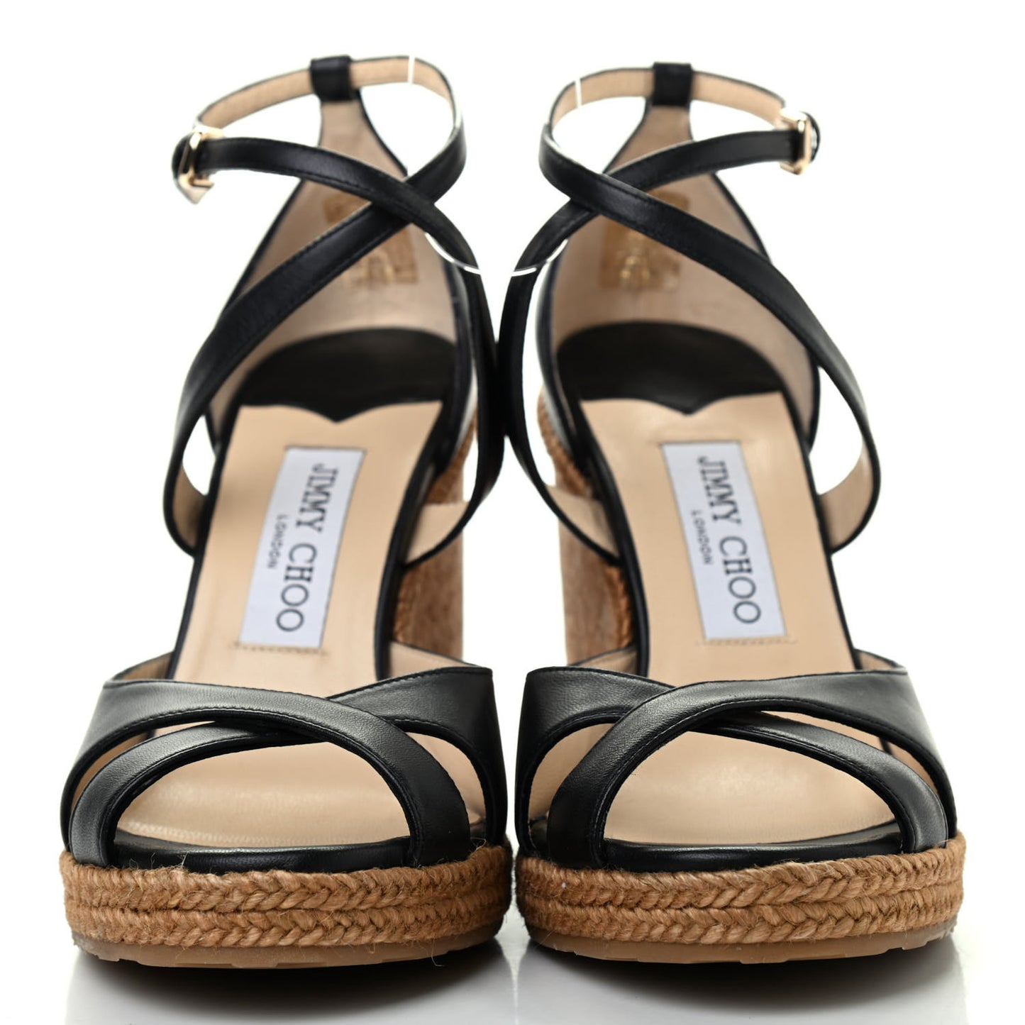 Nappa Rope Cork Alanah 105 Wedge 38.5 Black