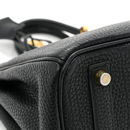 Hermes Togo Birkin 25 Black 10 of 17