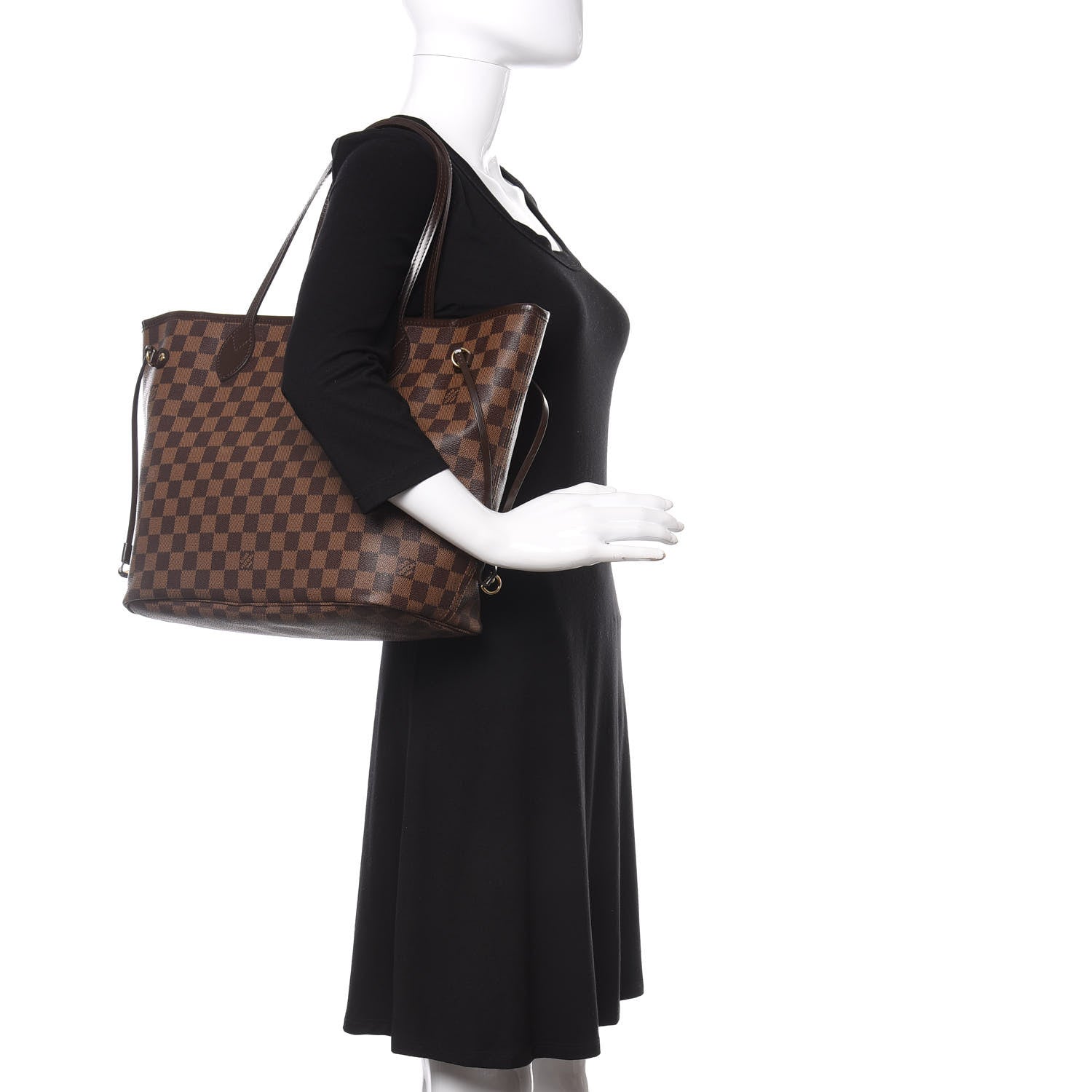 Louis Vuitton Damier Ebene Neverfull MM 2 of 11