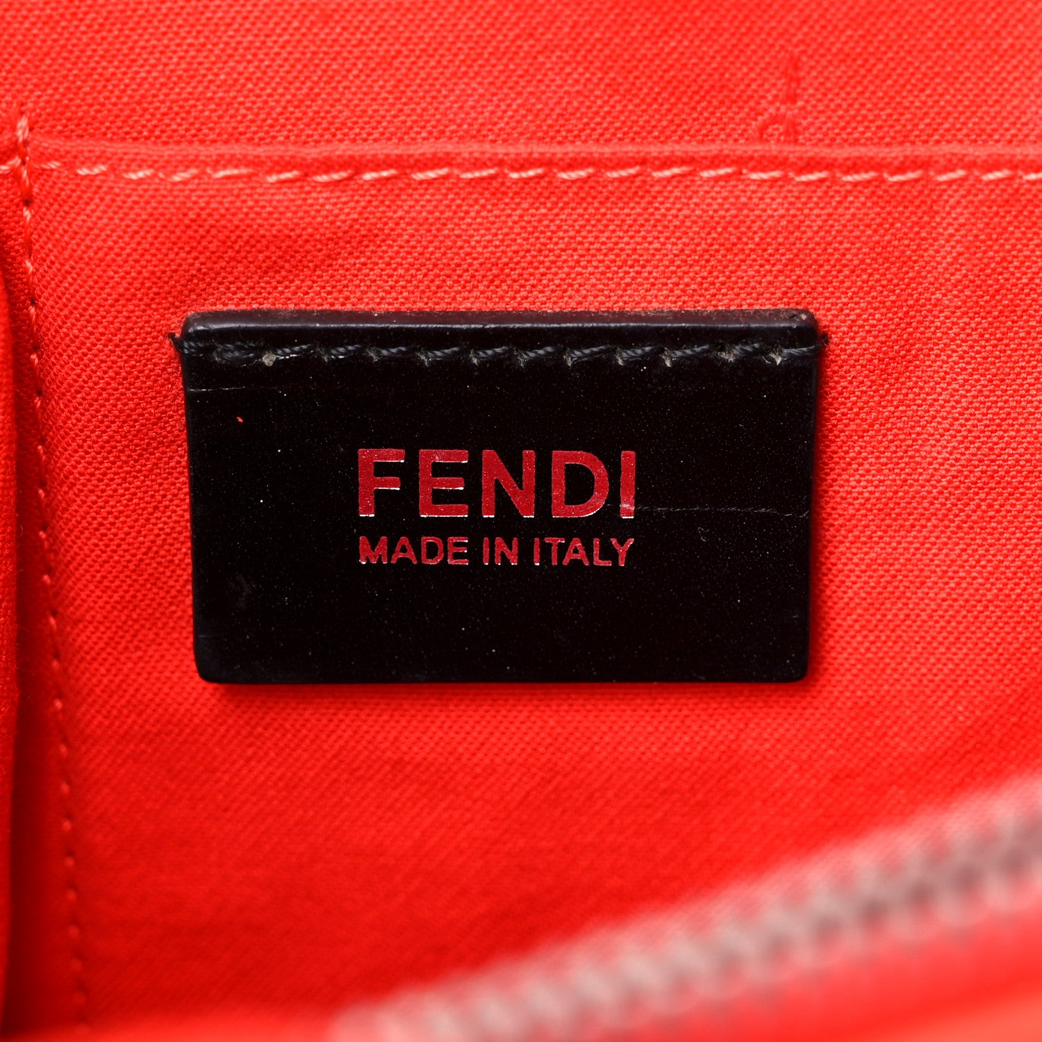 Fendi Vitello Elite Regular 2Jours Tote Papavero Silver 5 of 10