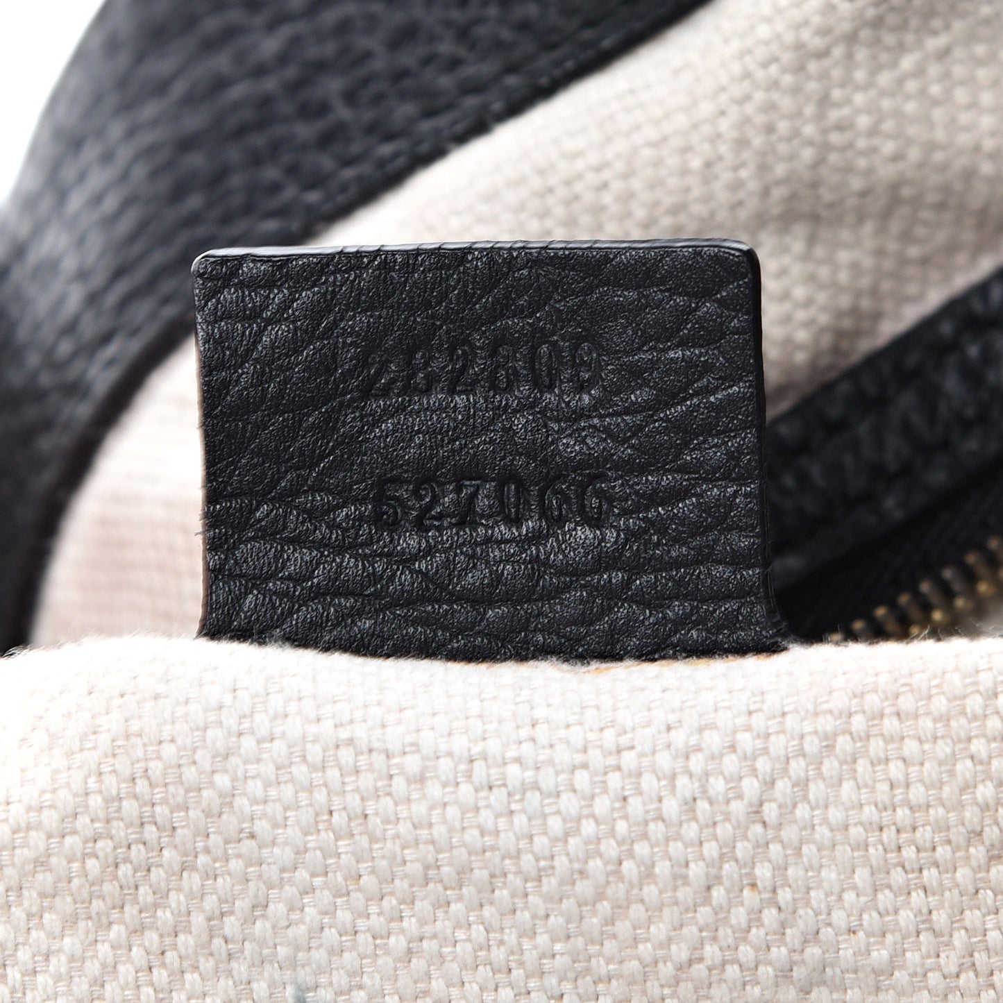 Pebbled Calfskin Medium Soho Shoulder Bag Black