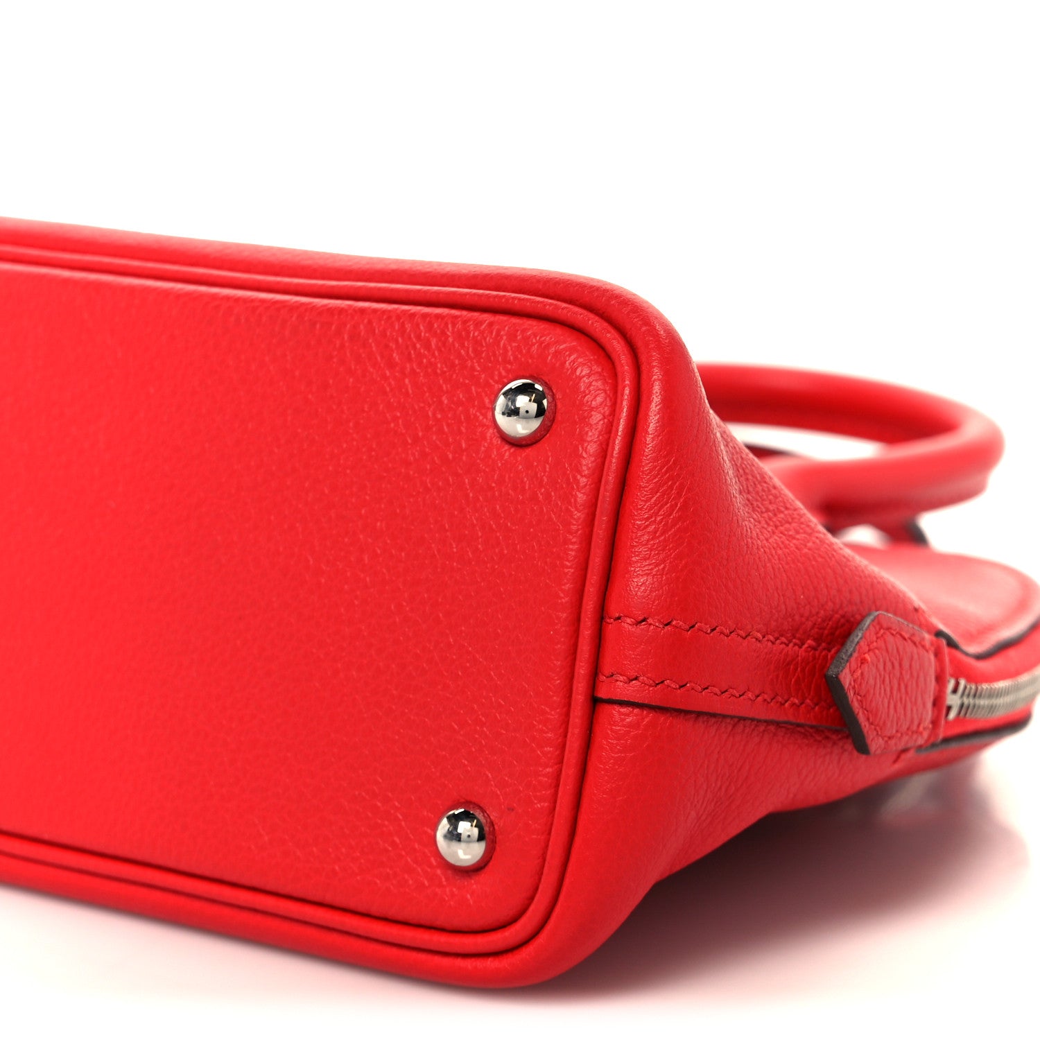 Hermes Chevre Mysore Mini 1923 Bolide Rouge De Coeur 10 of 10