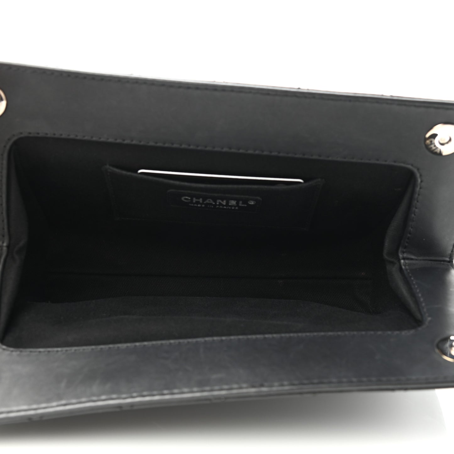 Patent CC Quilted Timeless Clutch Black