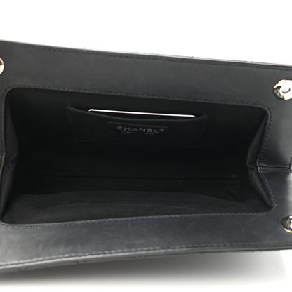 Chanel Patent CC Quilted Timeless Clutch Black 4 of 6