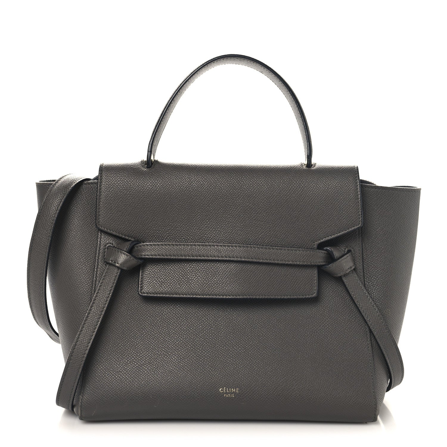 Celine Grained Calfskin Micro Belt Bag Grey 1 of 13