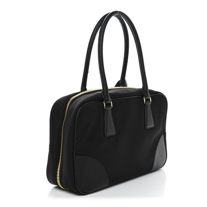 Prada Re-Nylon Saffiano Medium Re-Edition 1978 Two Handle Bag Black 3 of 13