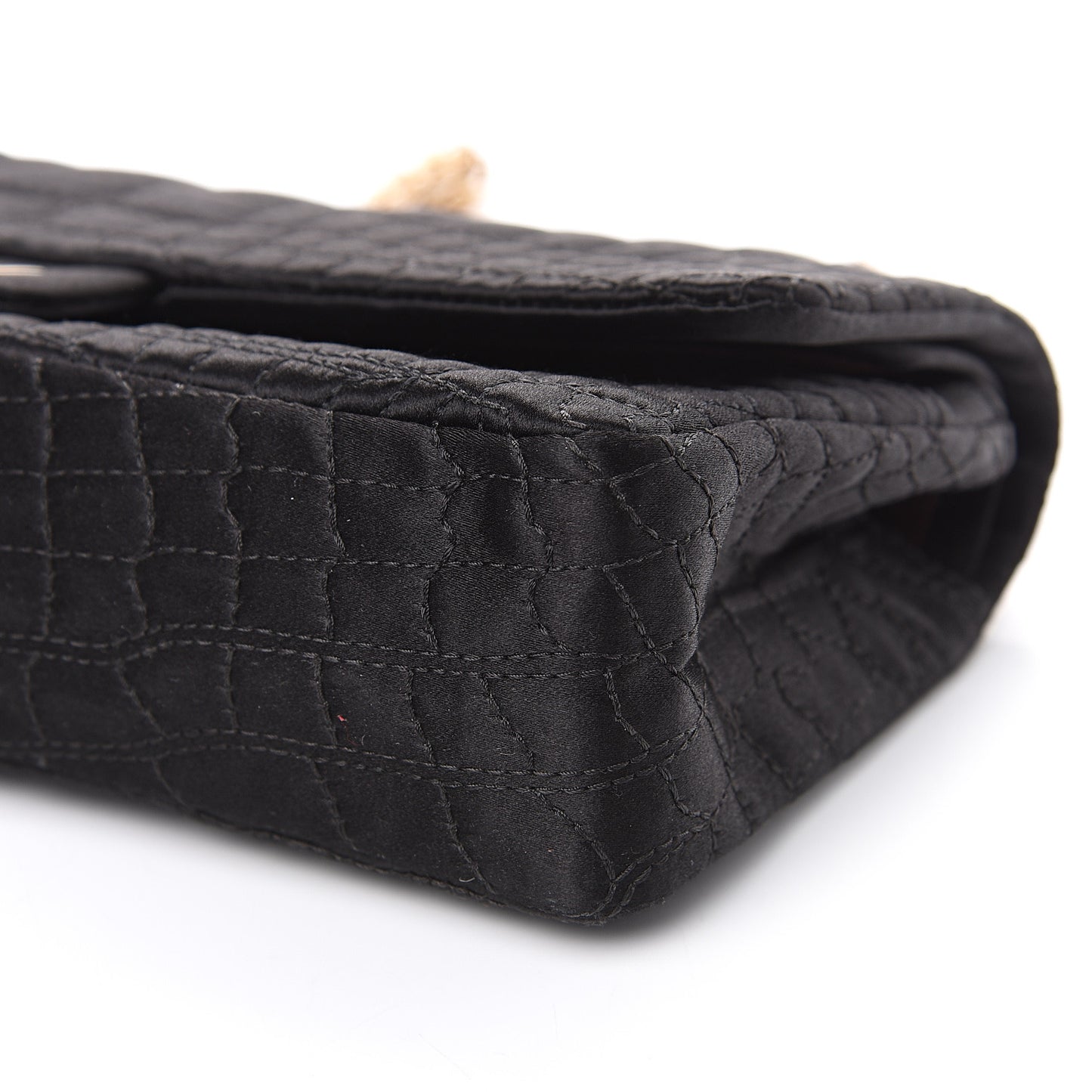 Satin Coco's Croc 2.55 Reissue East West Flap Black