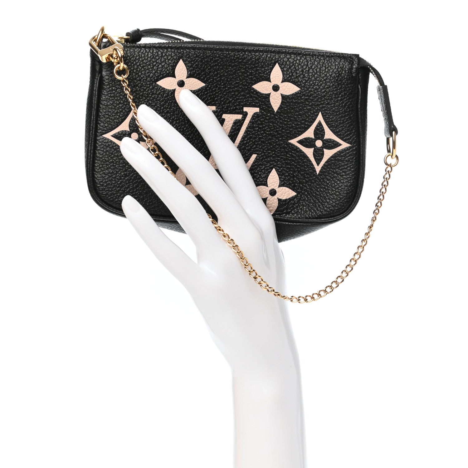 Louis Vuitton Empreinte Monogram Giant Mini Pochette Accessories Black 2 of 7