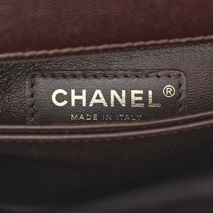 Chanel Caviar Quilted Mini Coco Handle Flap Dark Brown 6 of 10