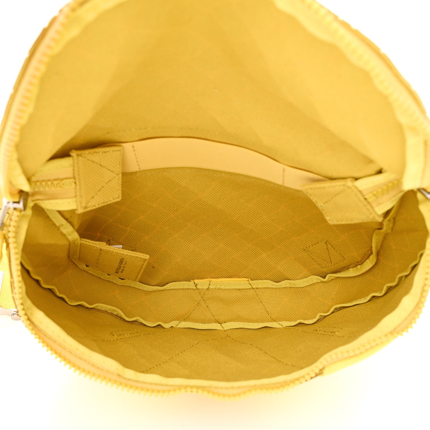 Bottega Veneta Nappa Intrecciato Carved Panels Belt Bag Yellow 5 of 11