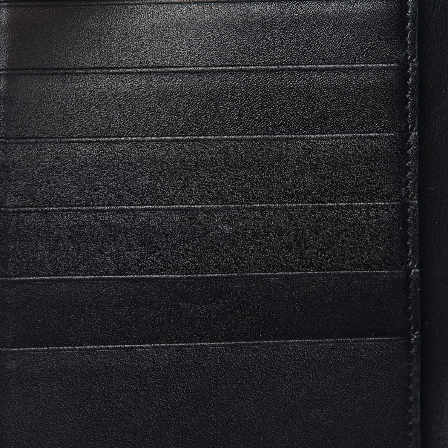 Saint Laurent Calfskin Crocodile Embossed Mens Zip Around Continental Wallet Black 10 of 13