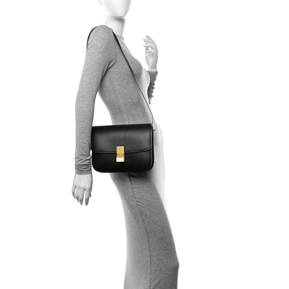 Celine Box Calfskin Medium Classic Box Flap Bag Black 2 of 13