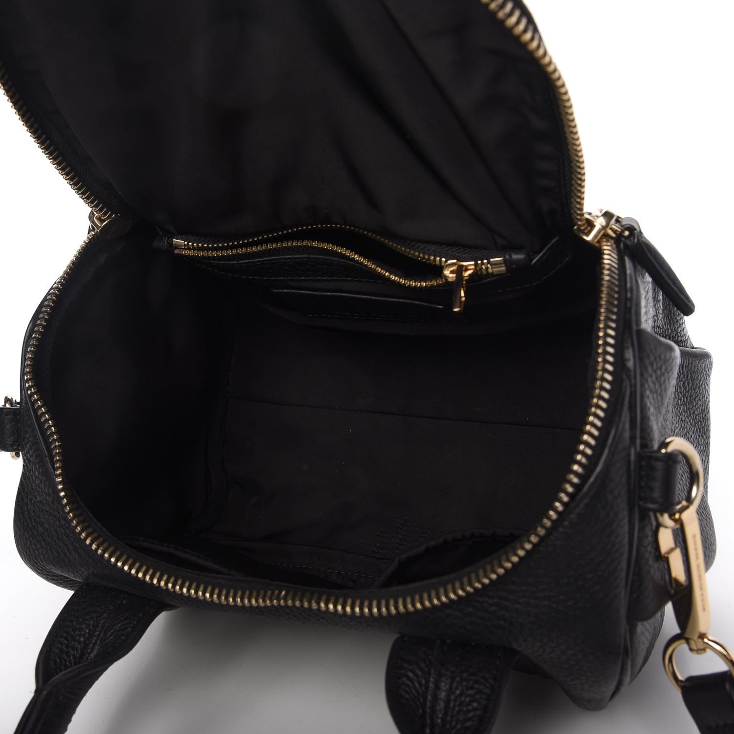 Alexander Wang Pebbled Lambskin Rockie Black Pale Gold Hardware 5 of 9