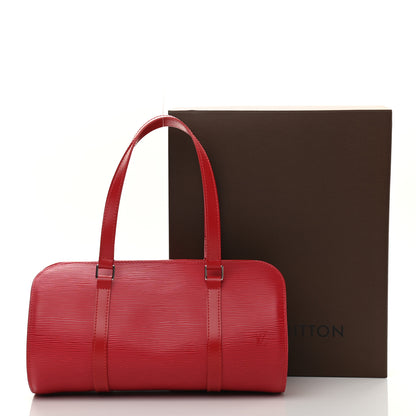 Louis Vuitton Epi Soufflot Castillan Red 10 of 10