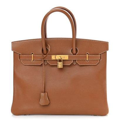 Hermes Courchevel Birkin 35 Gold 1 of 16