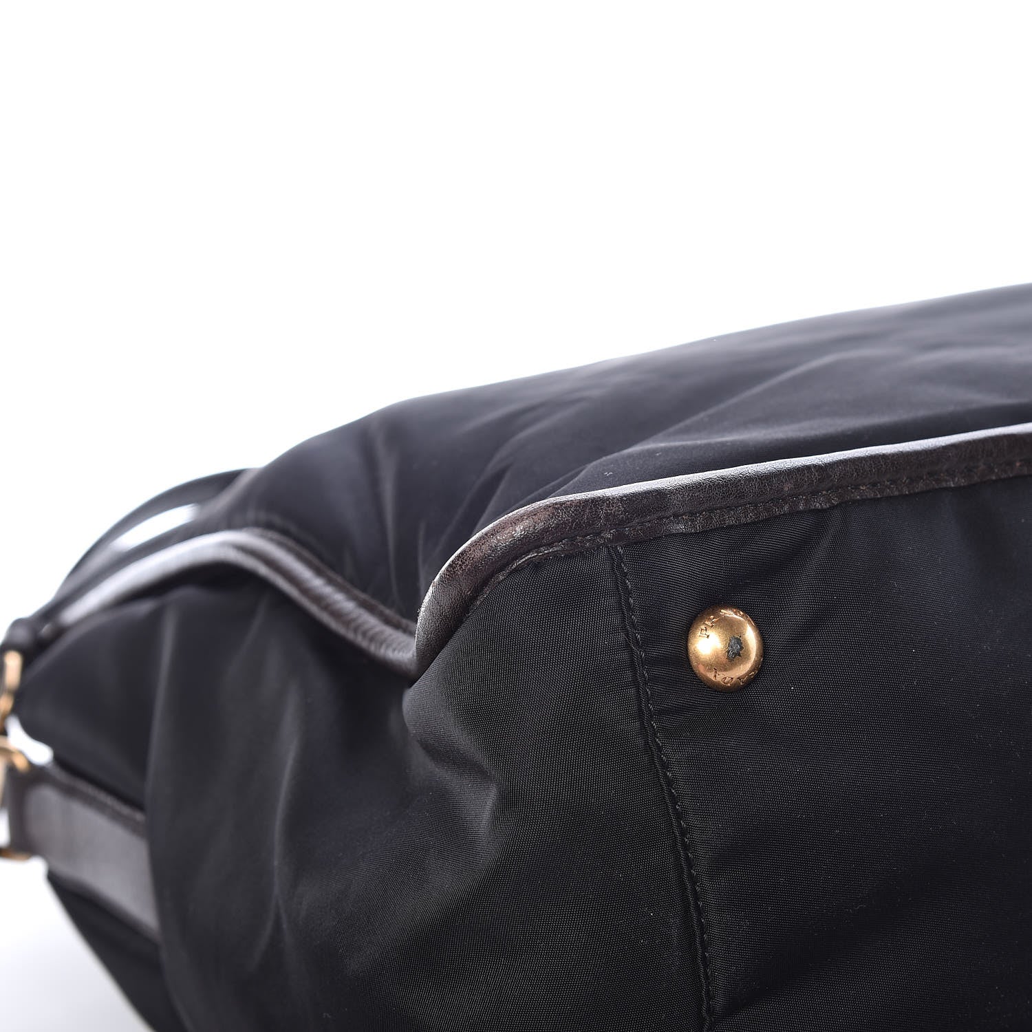 Prada Tessuto Nylon Double Zip Logo Tote Black 12 of 19