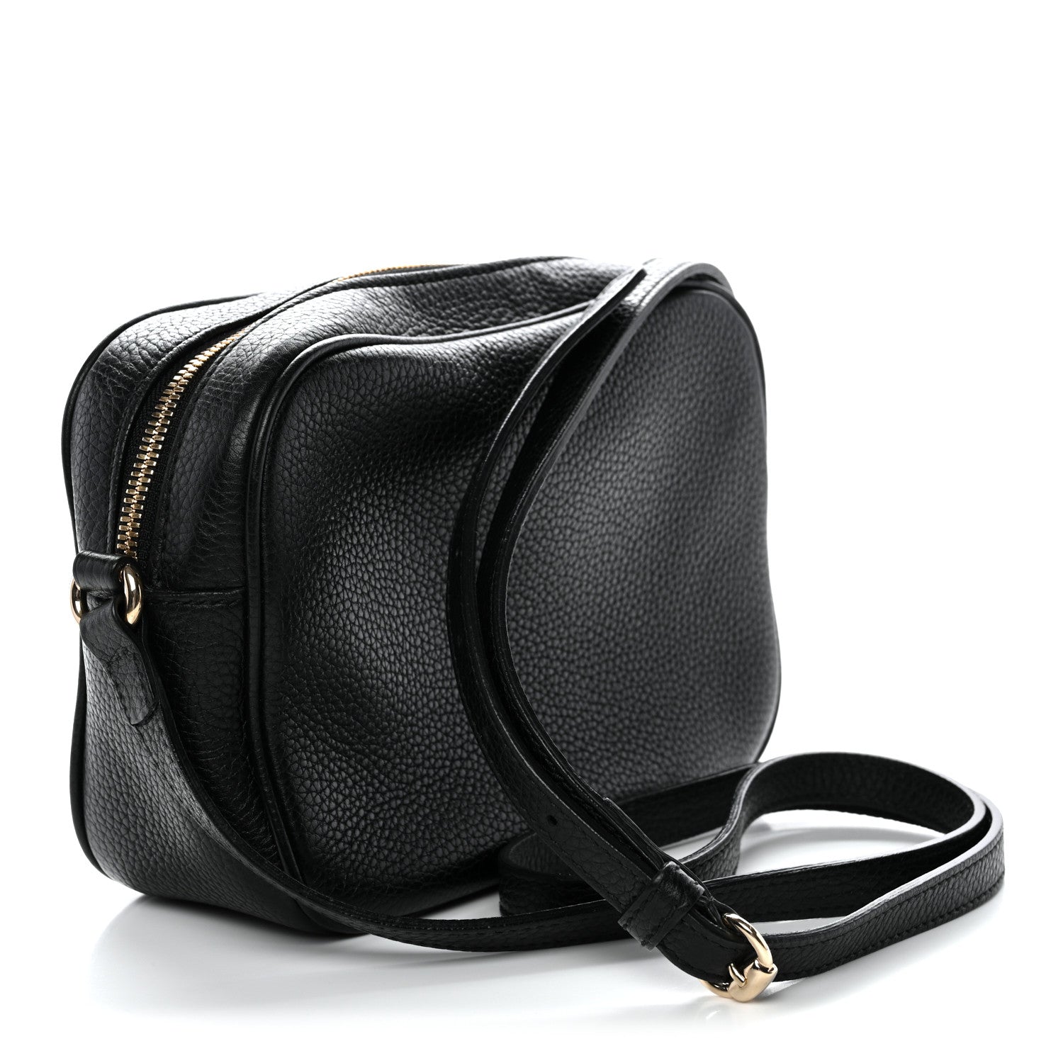 Gucci Pebbled Calfskin Small Soho Disco Bag Black 3 of 13