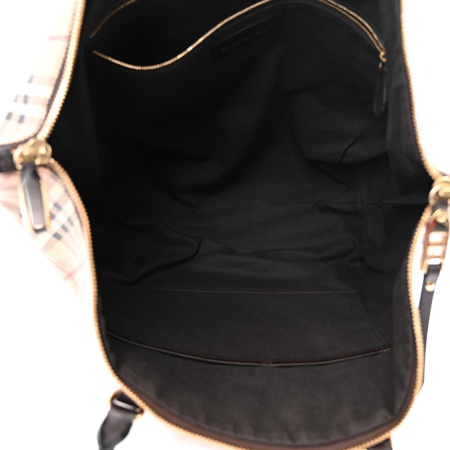 Burberry Haymarket Check Small Salisbury Tote Black 5 of 10