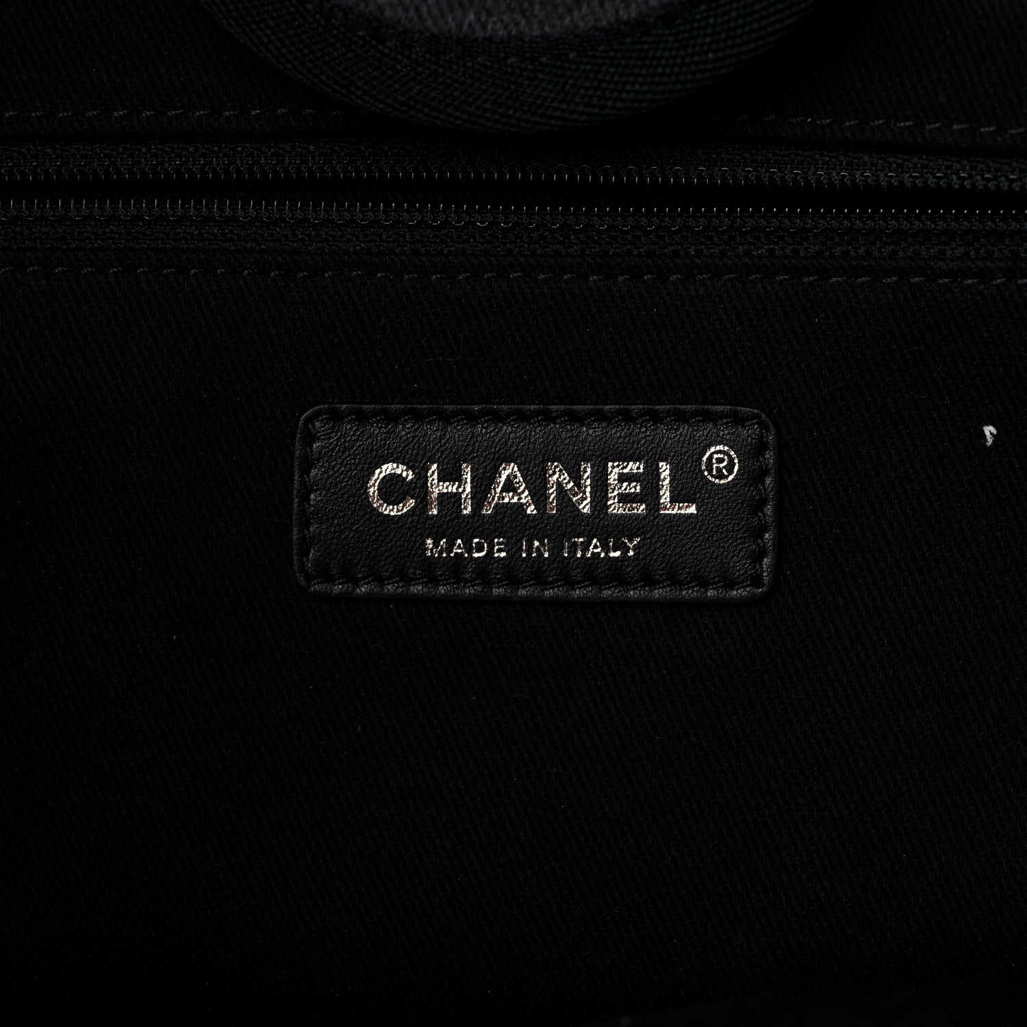 Chanel Canvas Sequin Medium Deauville Tote Charcoal 6 of 9