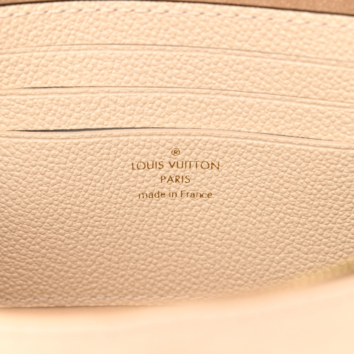 Empreinte Monogram Giant Ivy Wallet On Chain Cream