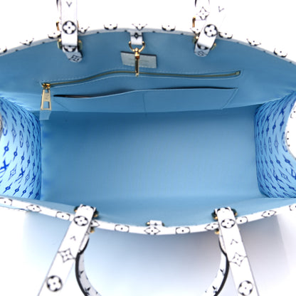 Louis Vuitton Monogram Giant Hamptons Onthego Blue 6 of 13