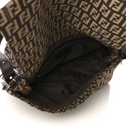 Fendi Zucchino Vitello Mama Baguette Testa di Moro Beige 12 of 26