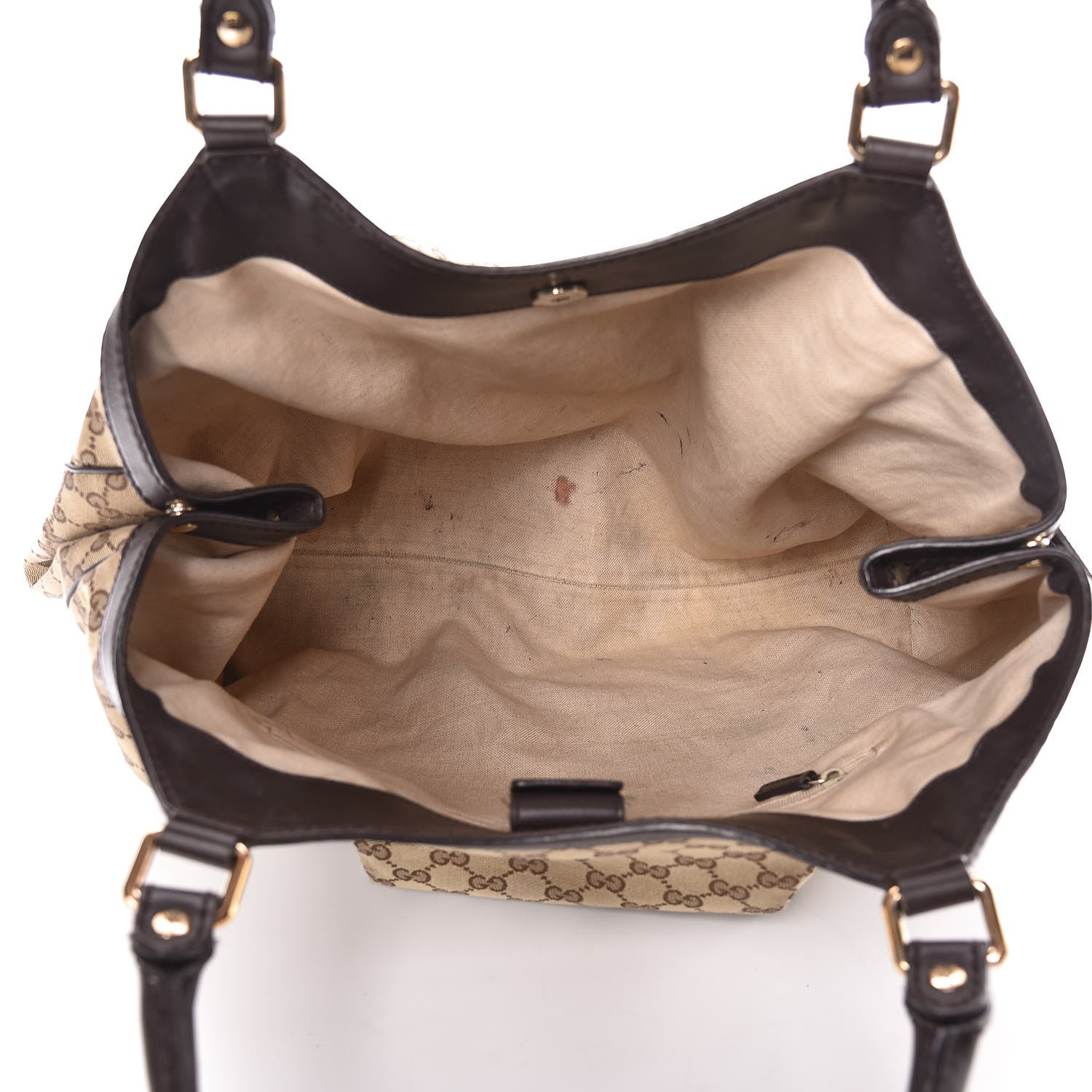 Gucci Monogram Large Sukey Tote Dark Brown 5 of 23