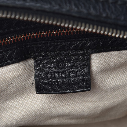 Gucci Calfskin Vintage Web Medium Boston Black 7 of 16