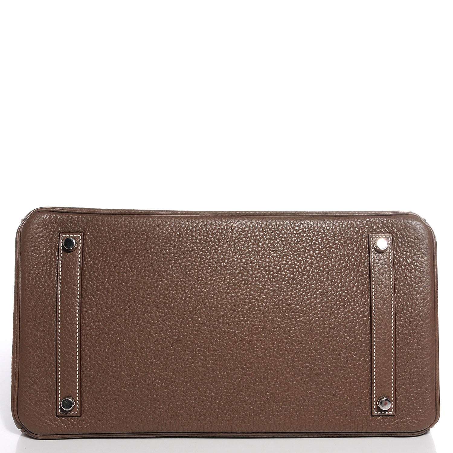 Hermes Taurillon Clemence Birkin 35 Etoupe 4 of 22