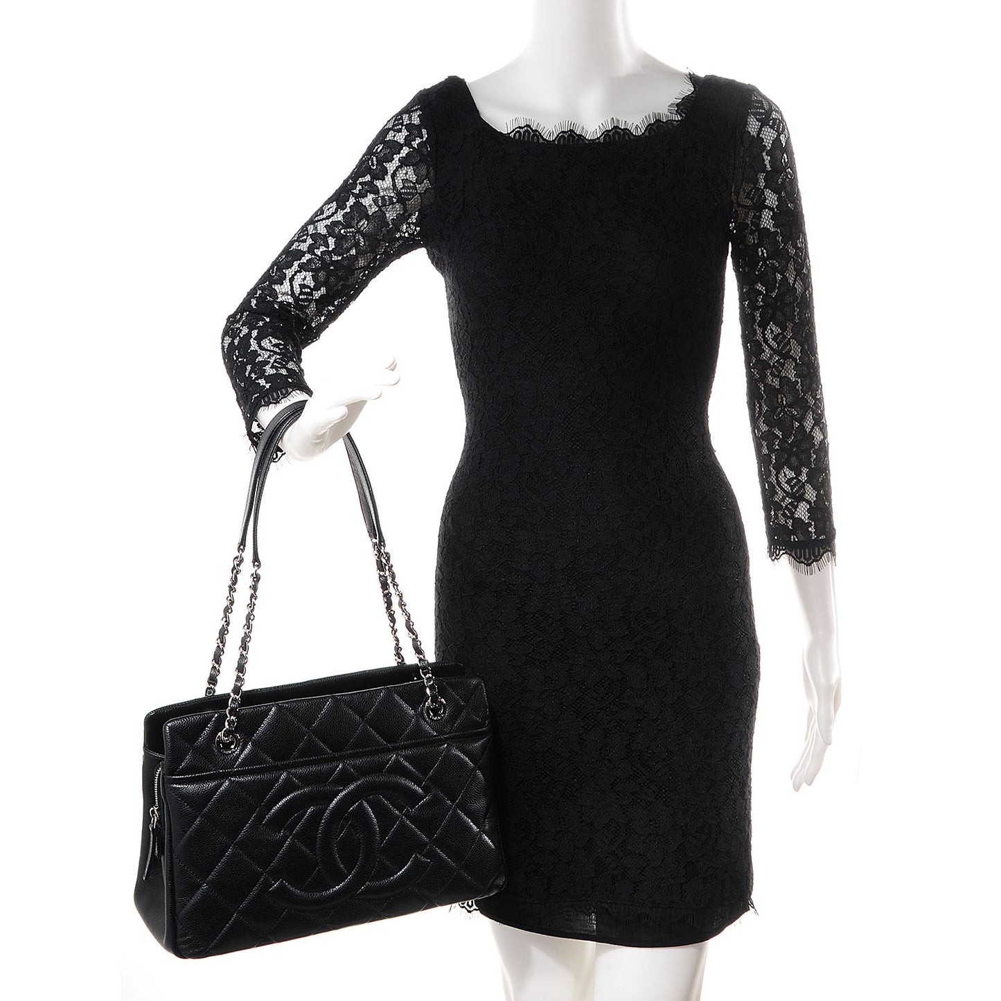 Caviar CC Timeless Tote Black