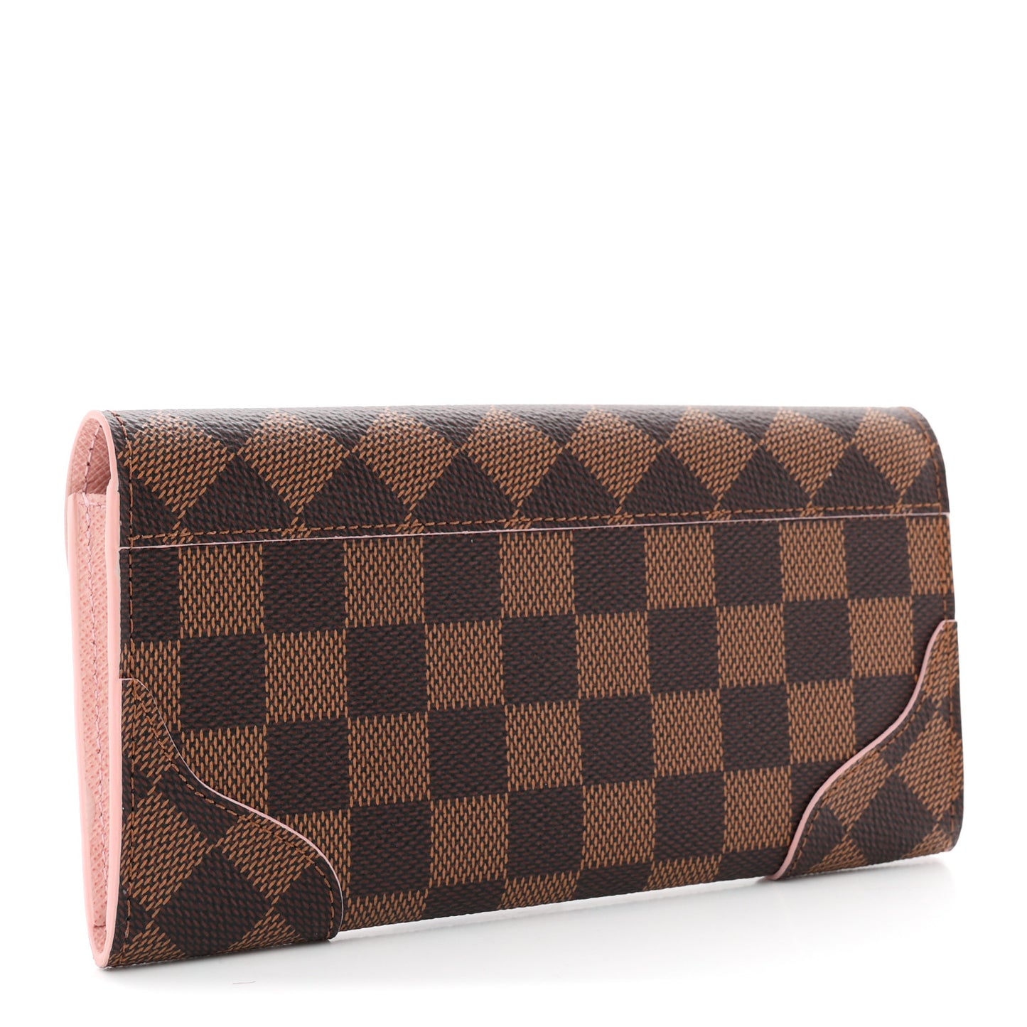 Damier Ebene Caissa Wallet Rose Ballerine