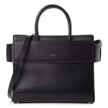 Givenchy Smooth Calfskin Small Horizon Satchel Black 1 of 11