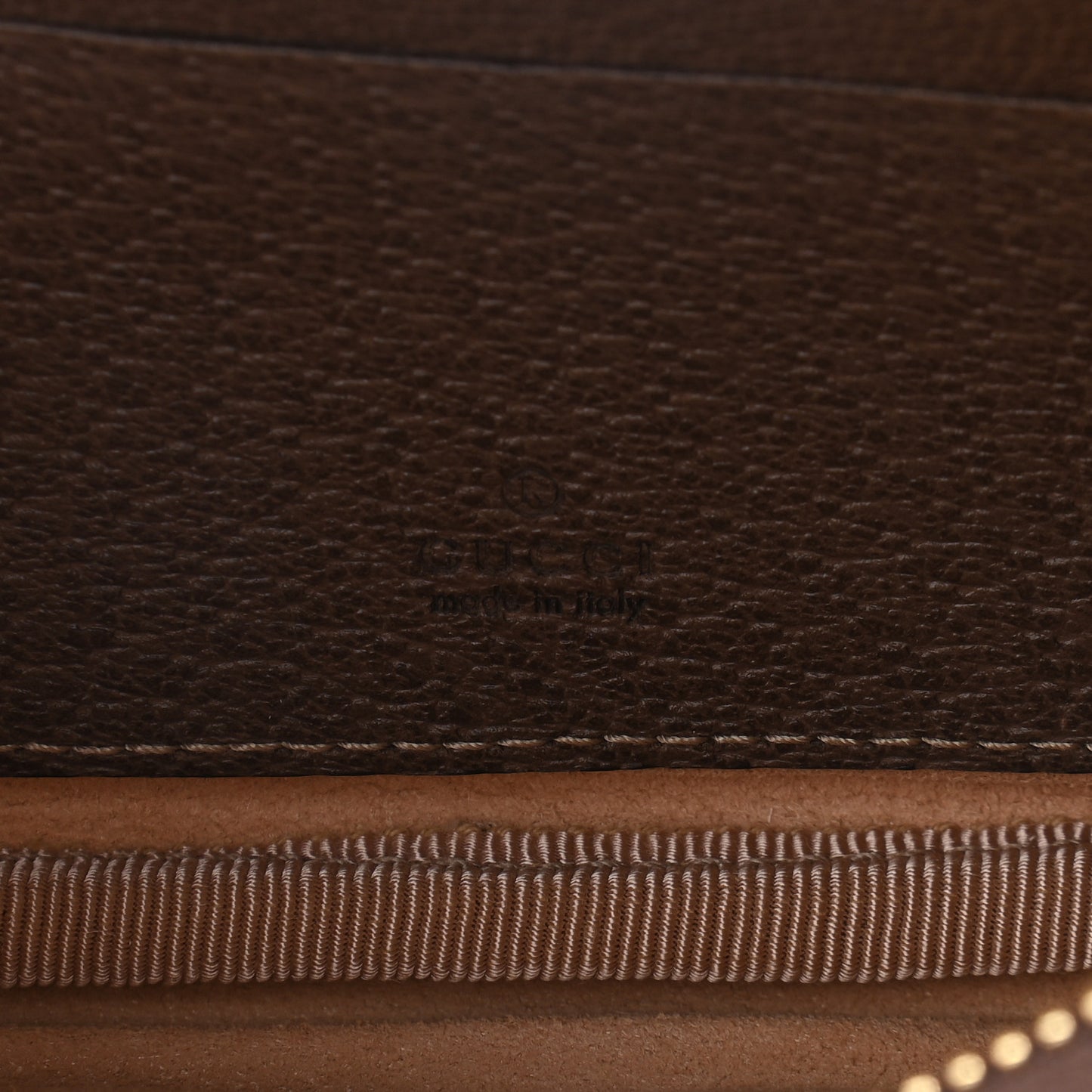 GG Supreme Monogram Web Mini Ophidia GG Bag Brown