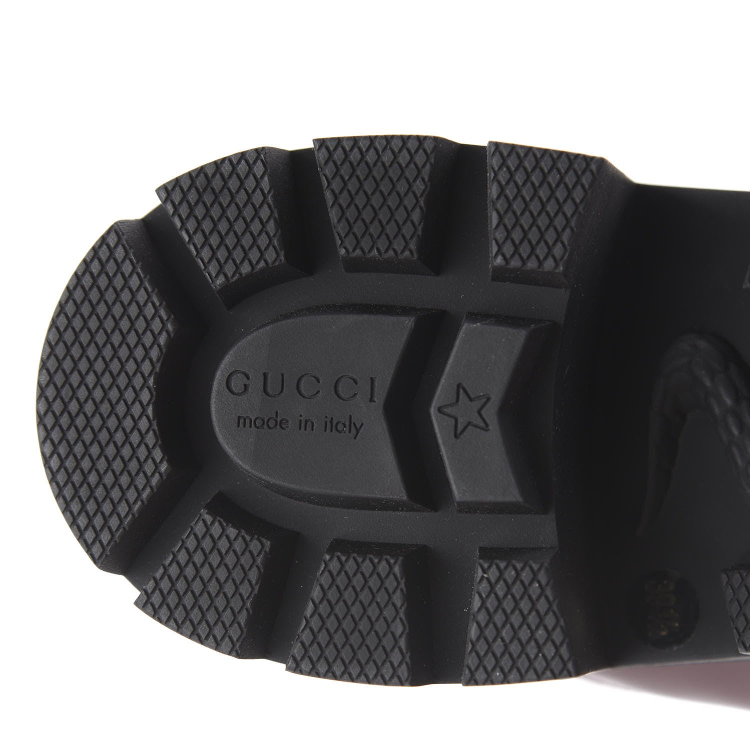 Gucci Calfskin Crystal GG Trip Chelsea Ankle Boots 39.5 Vintage Bordeaux 7 of 10
