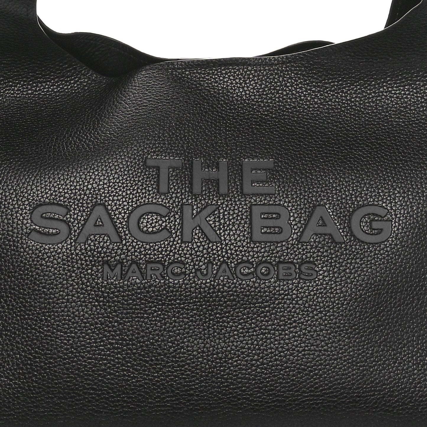 Grained Calfskin Medium The Sack Bag Black