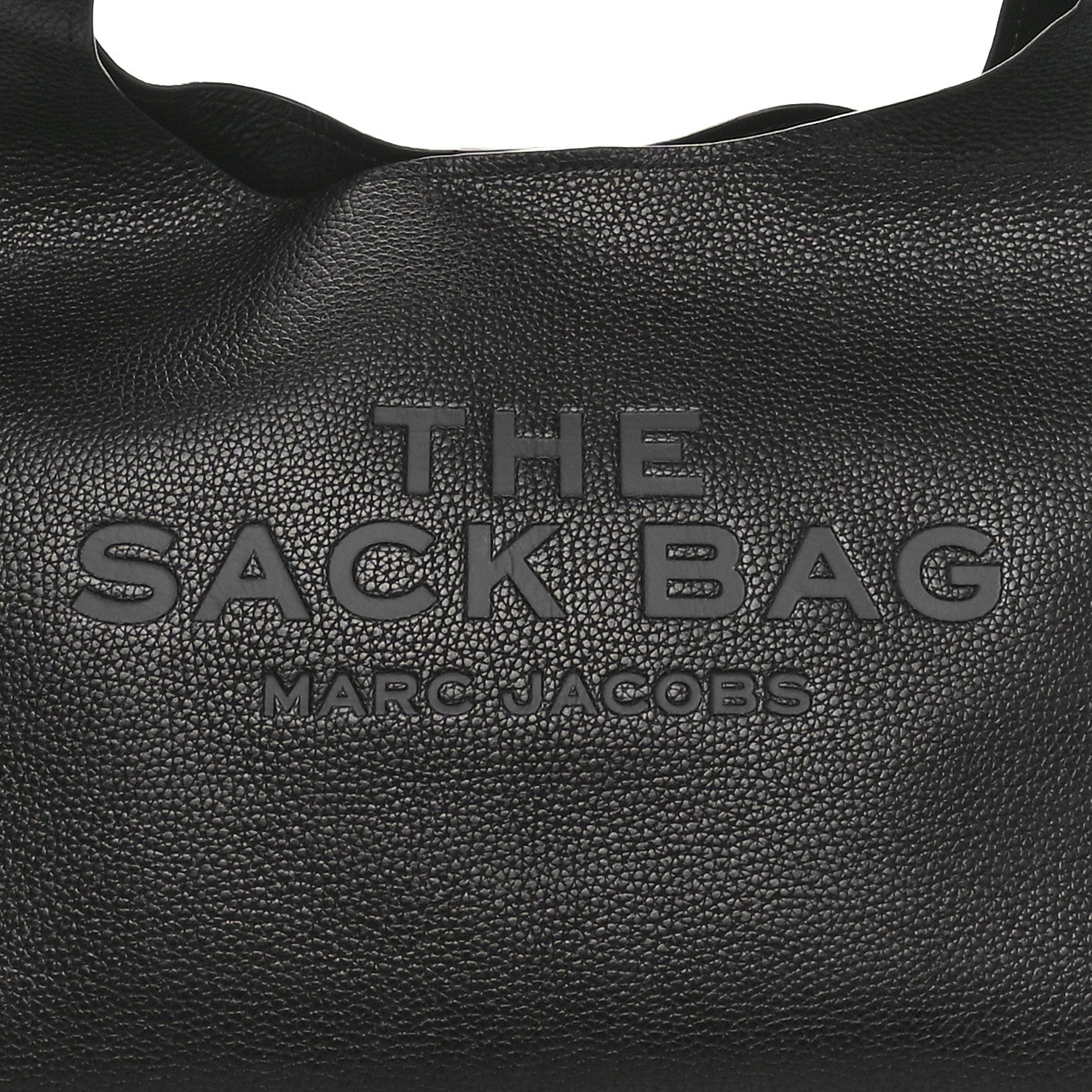 Marc Jacobs Grained Calfskin Medium The Sack Bag Black 8 of 10