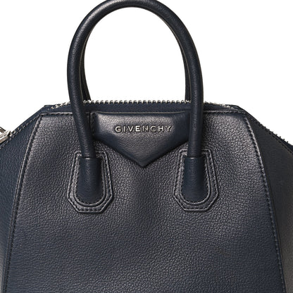 Givenchy Sugar Goatskin Mini Antigona Night Blue 6 of 12