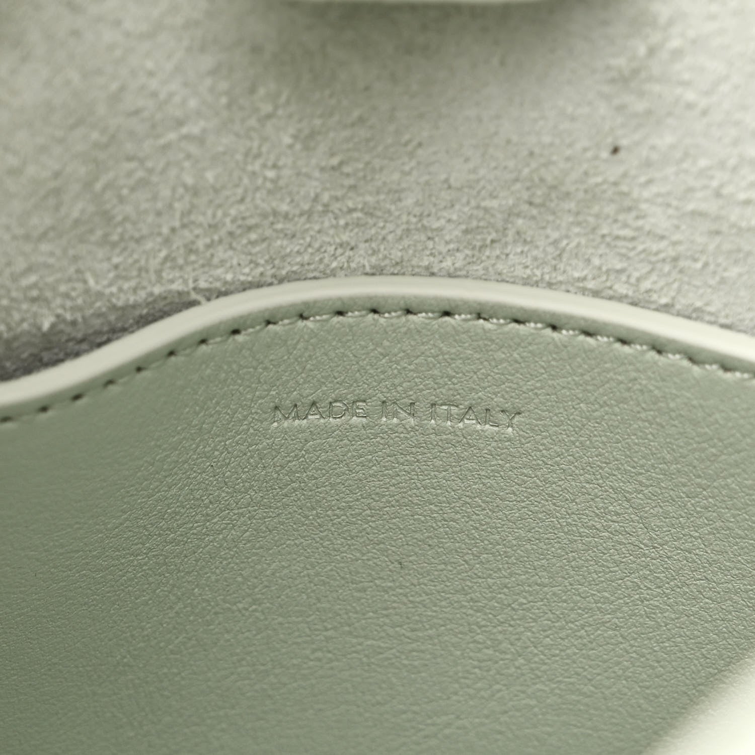 Celine Smooth Calfskin Small Cuir Triomphe Bucket Bag Jade 6 of 9
