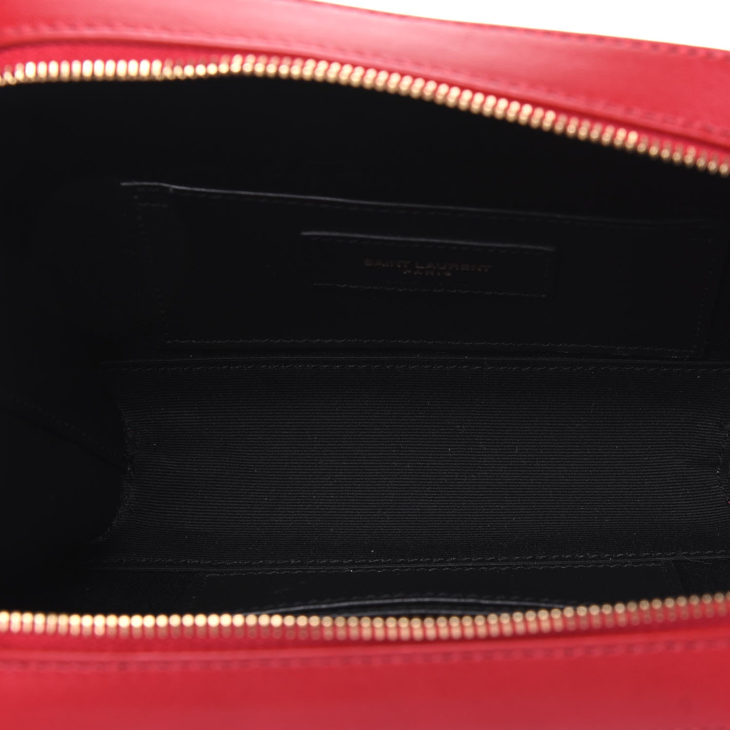 Saint Laurent Lambskin Matelasse Vicky Monogram Belt Bag Eros Red 5 of 14