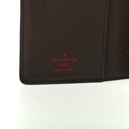 Louis Vuitton Damier Ebene Small Ring Agenda Cover 6 of 8