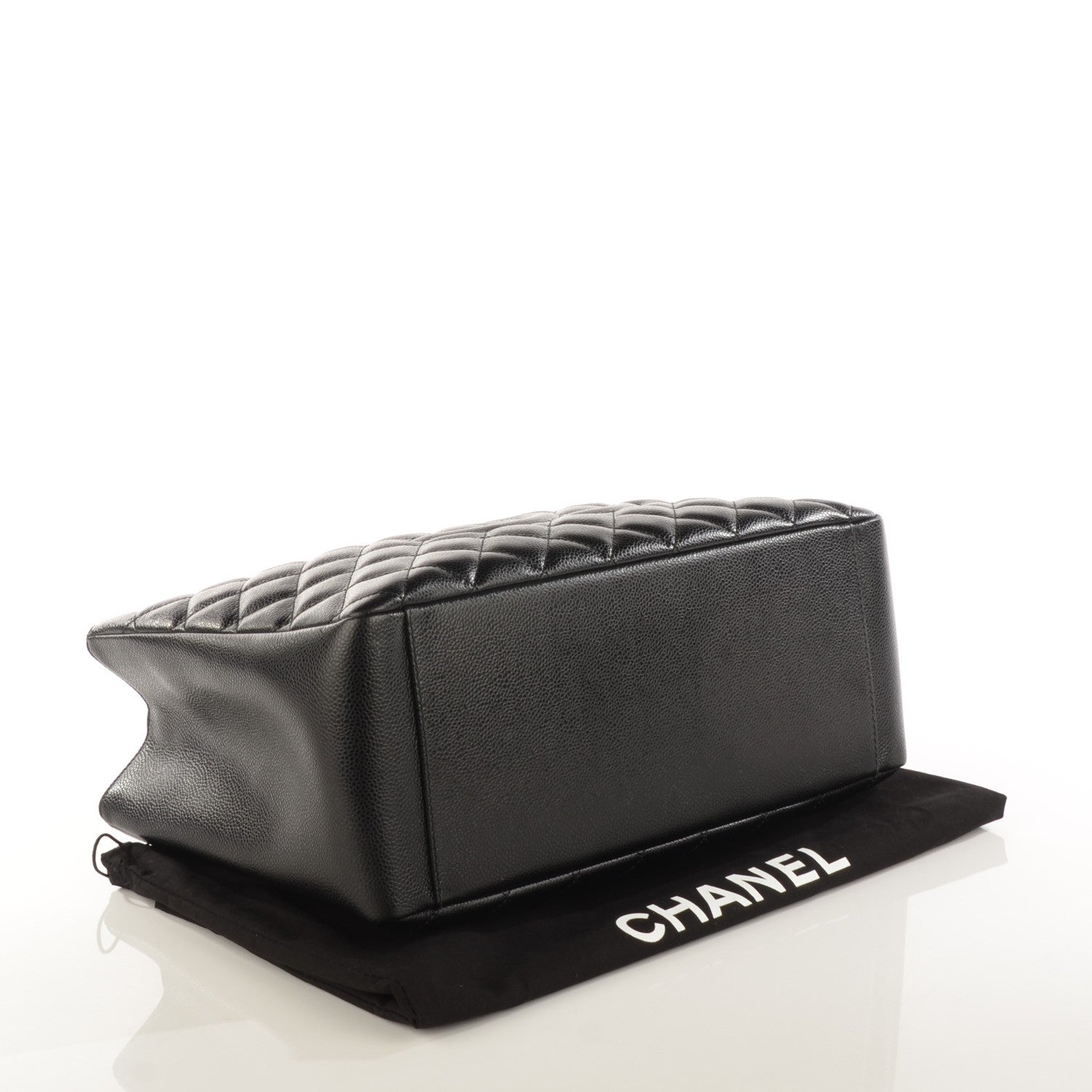 Chanel Caviar Quilted Grand Shopping Tote GST Black 4 of 7