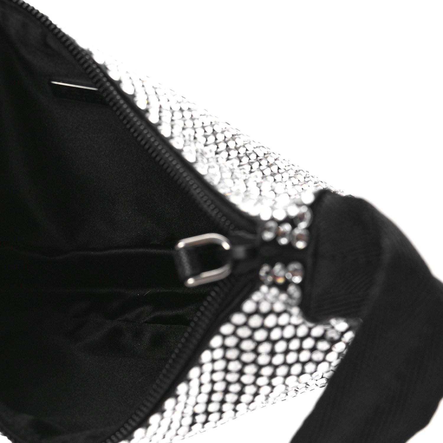 Prada Satin Crystal Mini Re-Edition 2000 Bag Cristal 6 of 9