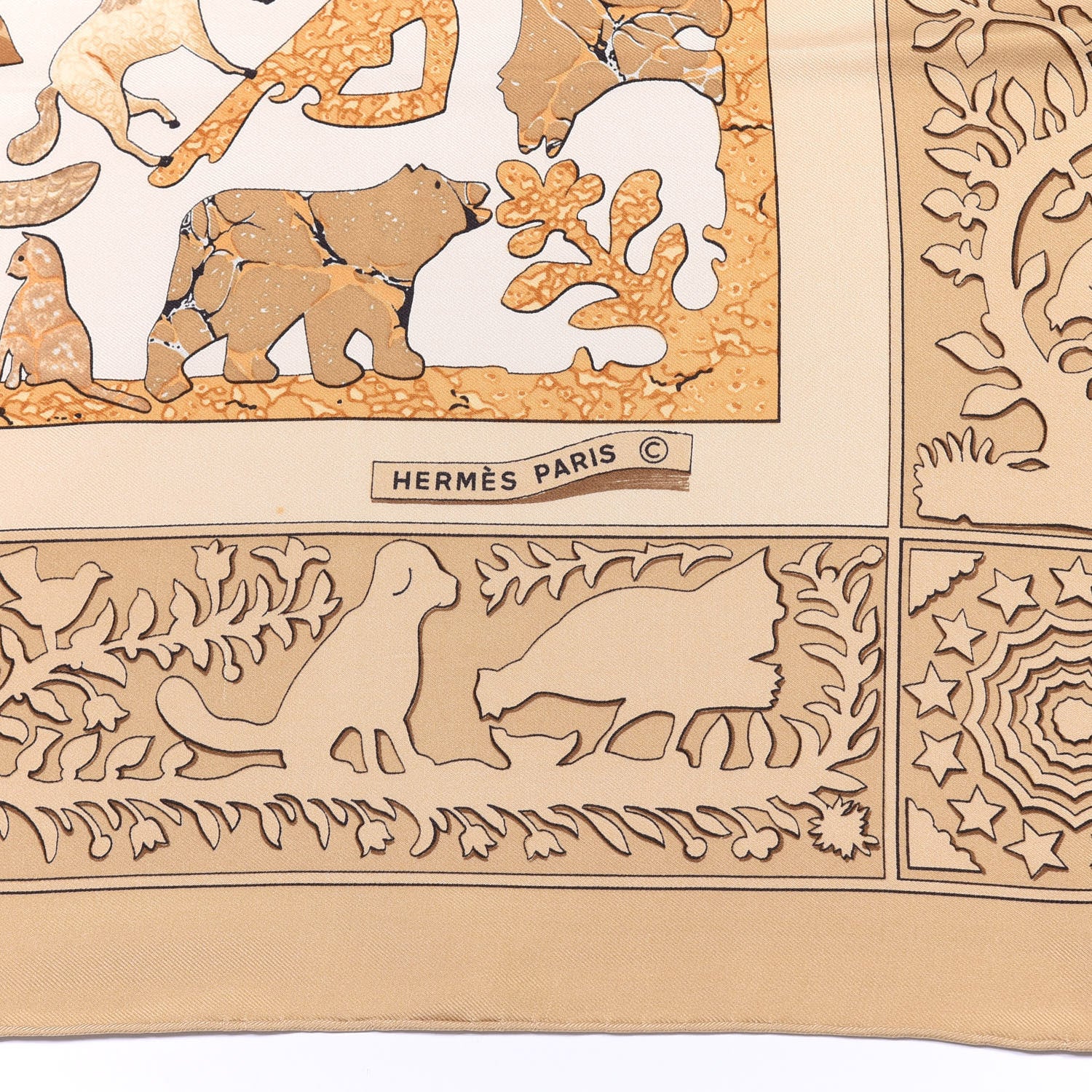Hermes Silk Early America Scarf 90 2 of 3