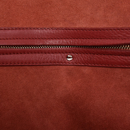 Celine Supple Calfskin Medium Phantom Luggage Red 9 of 19