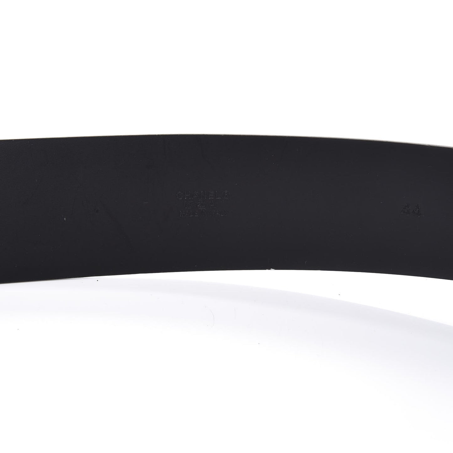 Patent Resin Belt 110 44 Black White