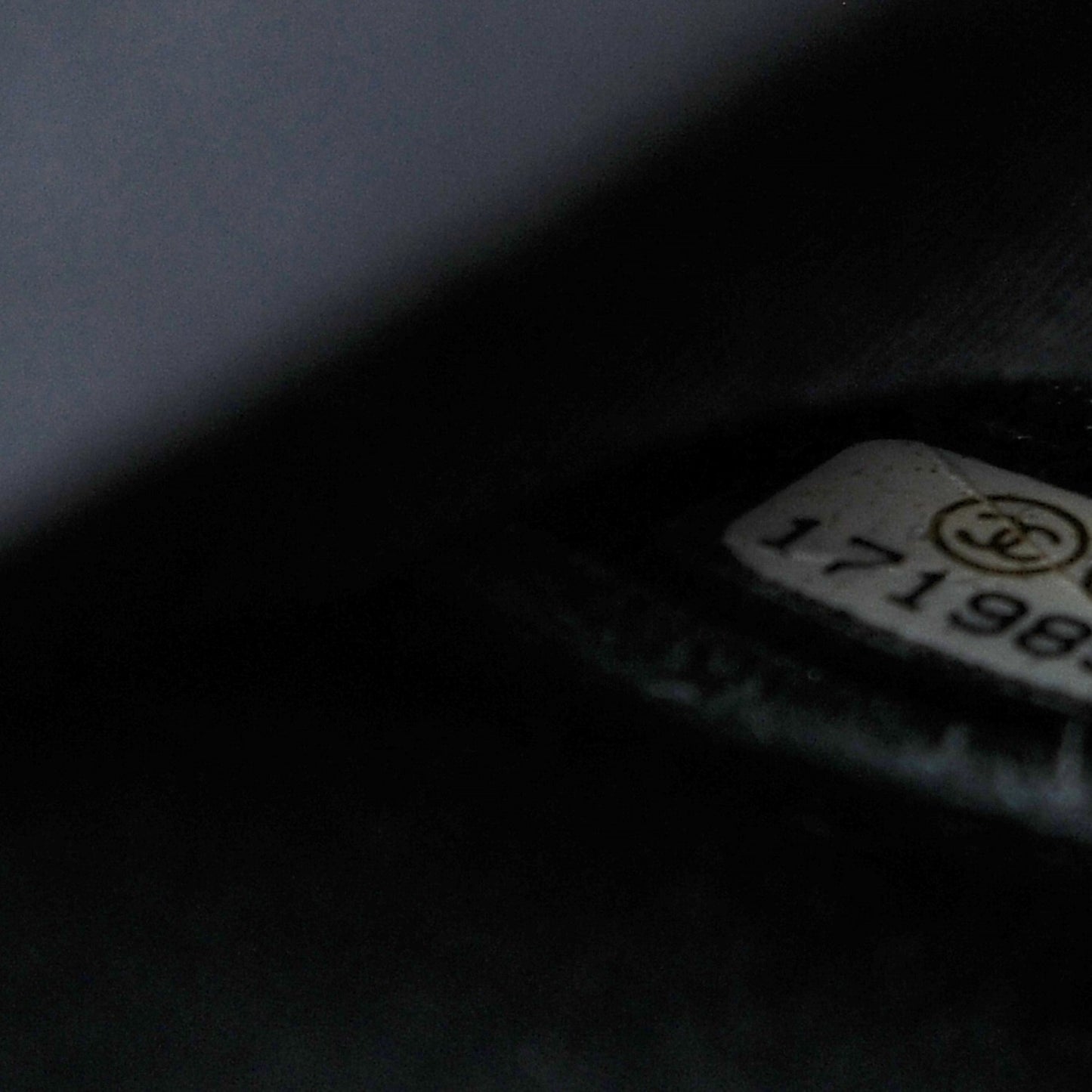 Lambskin Mineral Nights Wristlet Silver Black
