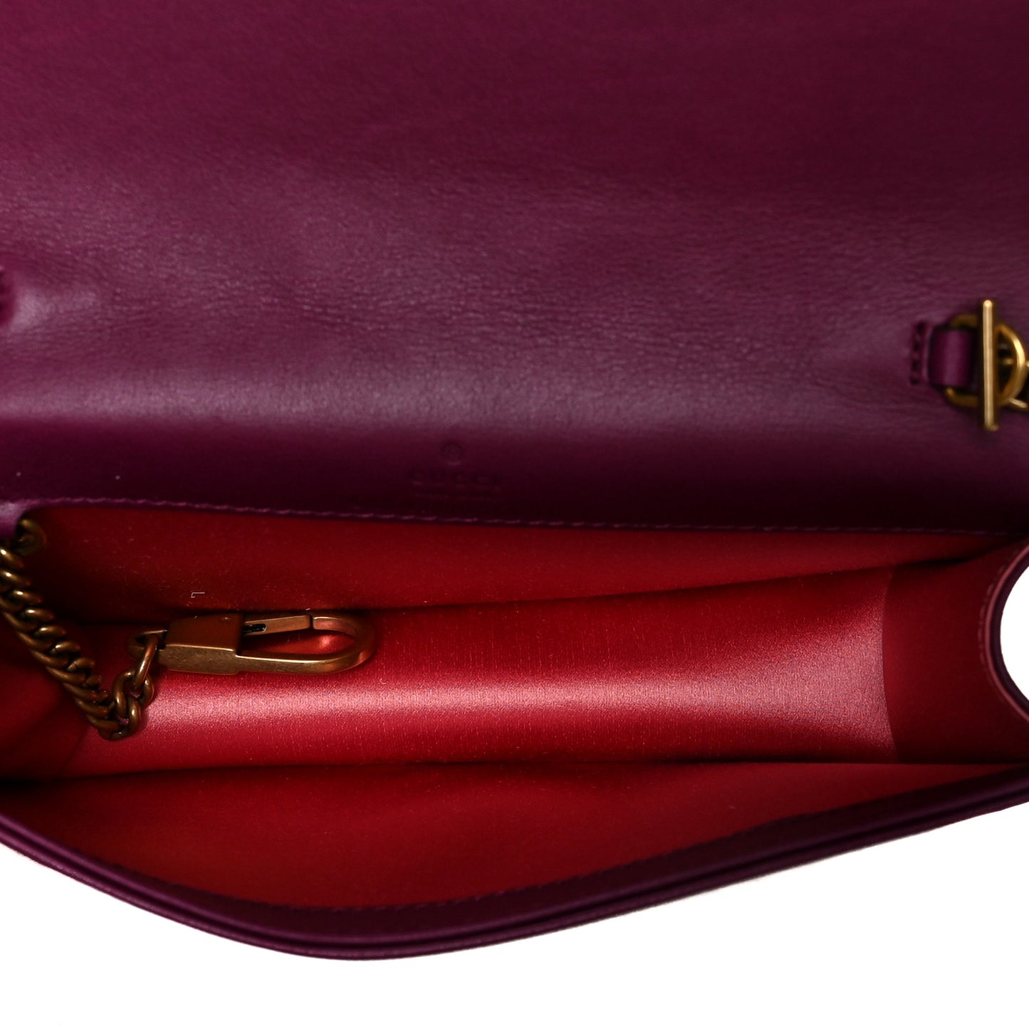 Velvet Matelasse GG Marmont Mini Bag Fuchsia Violet Cyclamen
